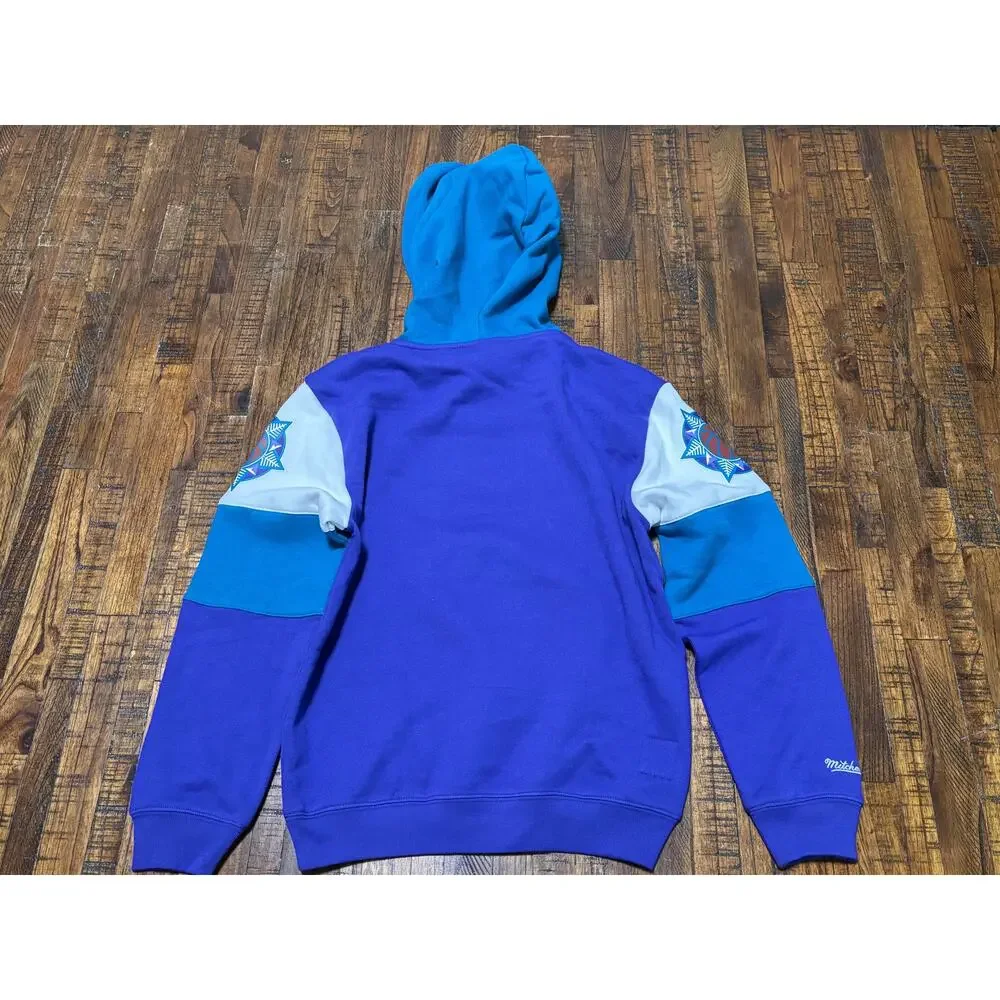 Utah Jazz Mitchell & Ness NBA Hardwood Classic Hoodie Sweat Shirt Kids M New
